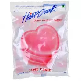 Конфета карамельная Hartbeat Jumbo Love Candy со вкусом личи